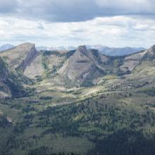Turtlehead Mountain (on left) from summit