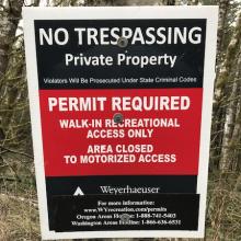 No Trespassing