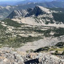 Goat Peak from Engle Peak looking SE