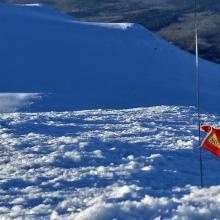 SOTA flag on mast