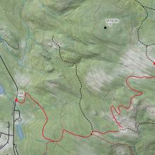 Topo Map of the area